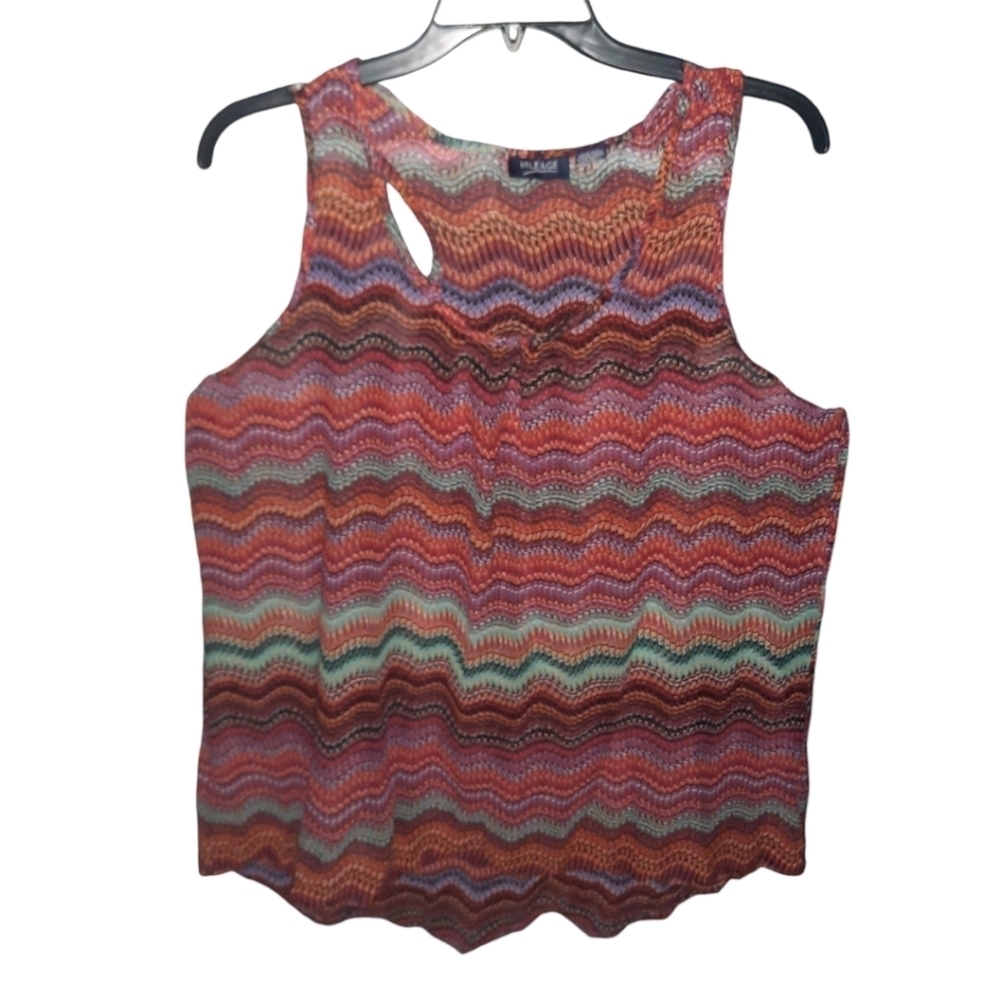 Mileage Colorful Tank Top Size 2X